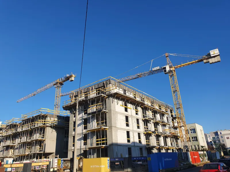 Budowa osiedla RYTM w Gdańsku Matarnia przy ul. Majora Mieczysława Słabego 4 z INPRO S.A.